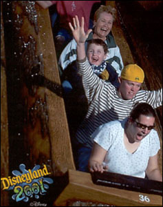 Me at Splash mountain, Disneyland